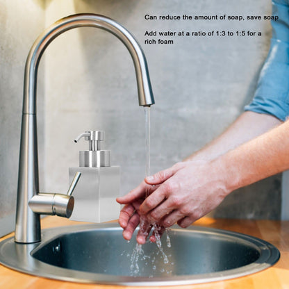 Foaming Soap Dispenser Stainless Steel Shower Gel Shampoo Dispenser with PP Pump Head for Bathroom Kitchen V1294-YM0523-3112220000311