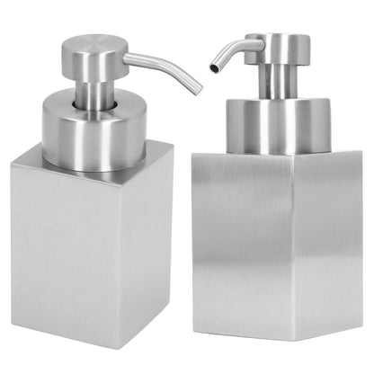 Foaming Soap Dispenser Stainless Steel Shower Gel Shampoo Dispenser with PP Pump Head for Bathroom Kitchen V1294-YM0523-3112220000311