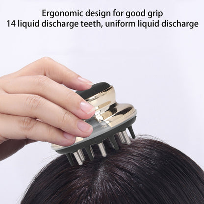 Scalp Applicator Comb Perspective Scale Window Design Ergonomic Essential Oil Resistant Scalp Massager V1294-YM0523-3112220000912