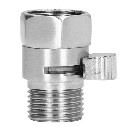 G1/2 Shower Head Sprayer Valve Brass Shut Off Valve Silver Water Control Valve for Home Bathroom V1294-YM0523-3112220002311