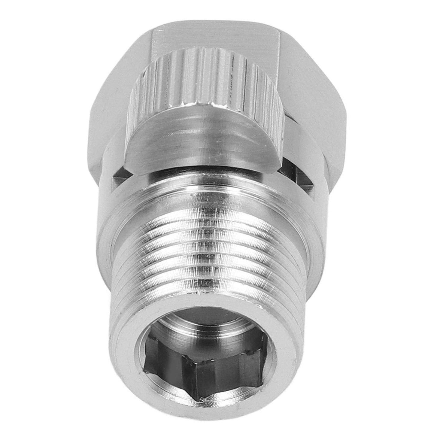 G1/2 Shower Head Sprayer Valve Brass Shut Off Valve Silver Water Control Valve for Home Bathroom V1294-YM0523-3112220002311