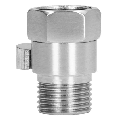 G1/2 Shower Head Sprayer Valve Brass Shut Off Valve Silver Water Control Valve for Home Bathroom V1294-YM0523-3112220002311