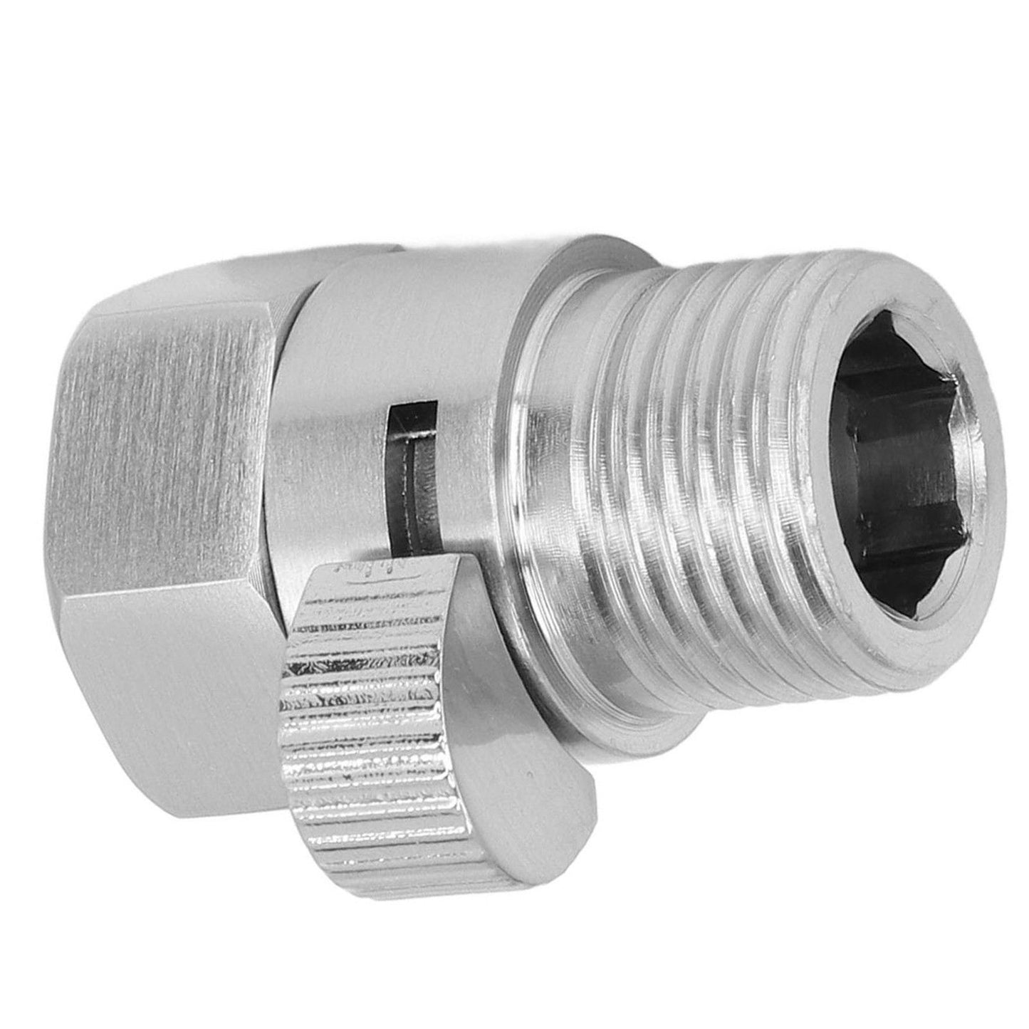 G1/2 Shower Head Sprayer Valve Brass Shut Off Valve Silver Water Control Valve for Home Bathroom V1294-YM0523-3112220002311