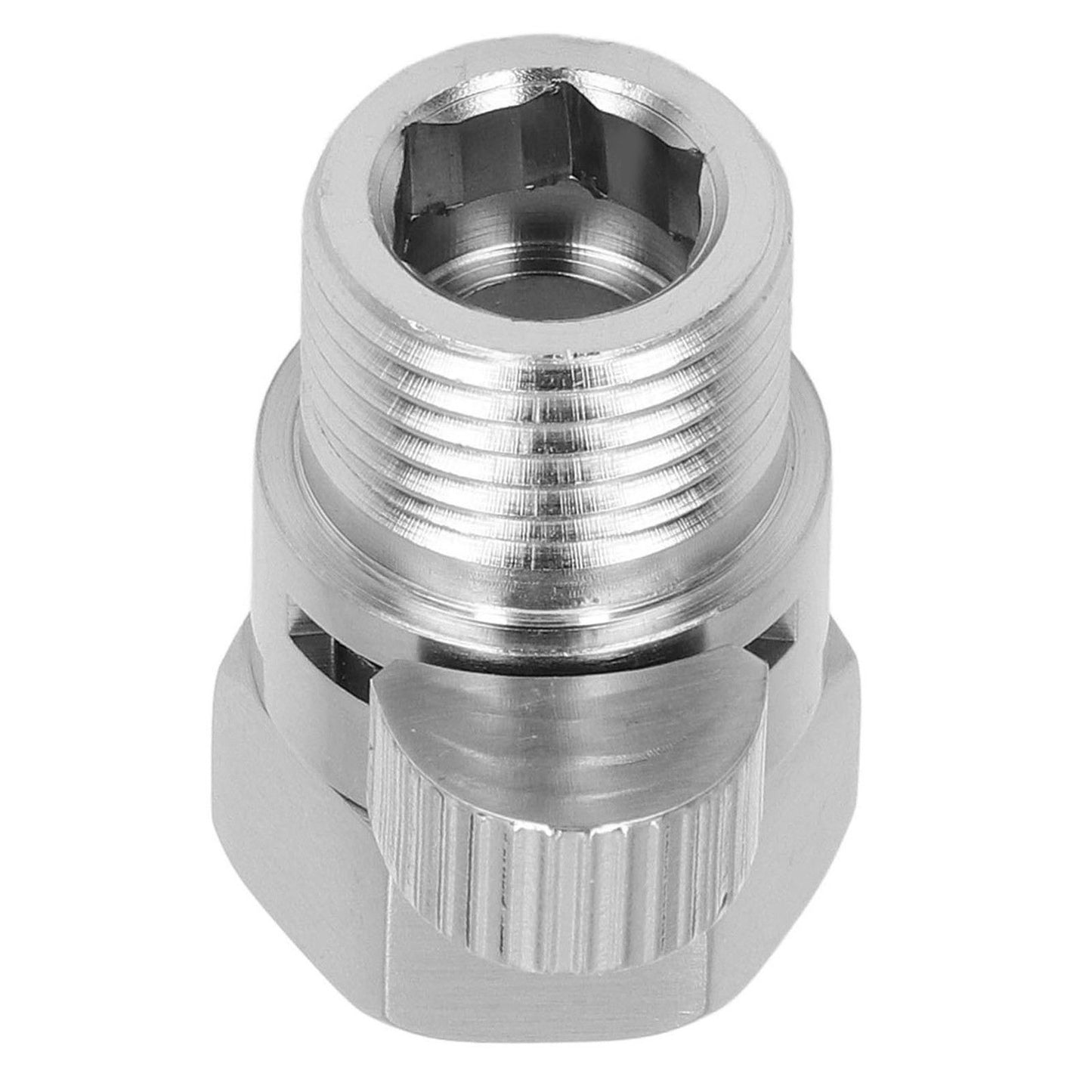 G1/2 Shower Head Sprayer Valve Brass Shut Off Valve Silver Water Control Valve for Home Bathroom V1294-YM0523-3112220002311