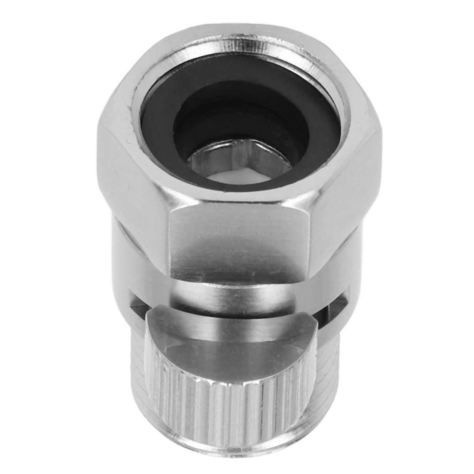 G1/2 Shower Head Sprayer Valve Brass Shut Off Valve Silver Water Control Valve for Home Bathroom V1294-YM0523-3112220002311