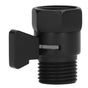 G1/2 Shut Off Valve Brass Water Control Valve Black Shower Head Sprayer Valve for Household Bathroom V1294-YM0523-3112220002411