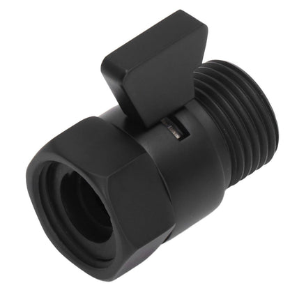 G1/2 Shut Off Valve Brass Water Control Valve Black Shower Head Sprayer Valve for Household Bathroom V1294-YM0523-3112220002411