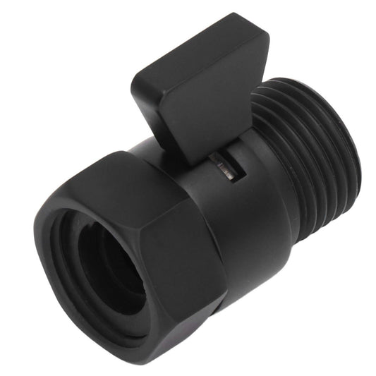 G1/2 Shut Off Valve Brass Water Control Valve Black Shower Head Sprayer Valve for Household Bathroom V1294-YM0523-3112220002411
