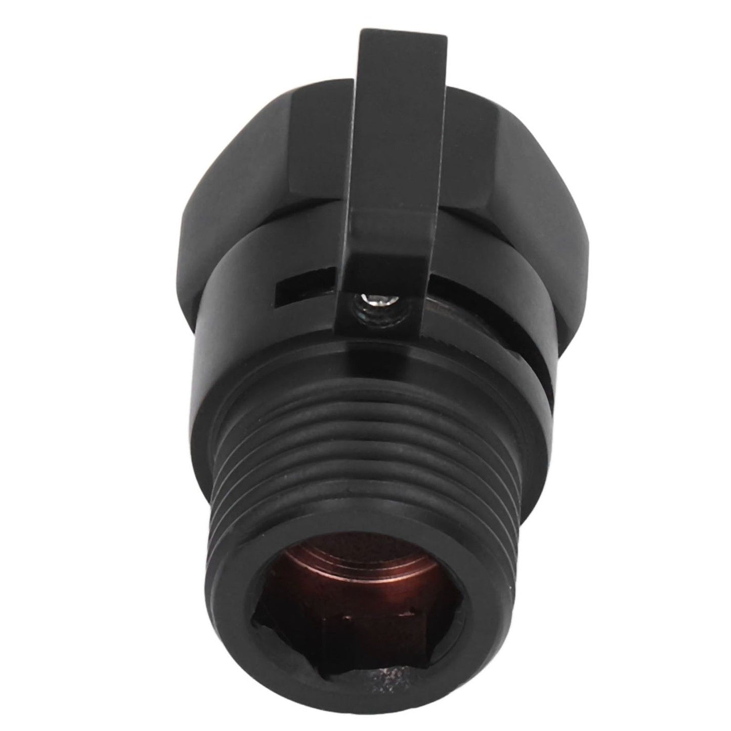 G1/2 Shut Off Valve Brass Water Control Valve Black Shower Head Sprayer Valve for Household Bathroom V1294-YM0523-3112220002411