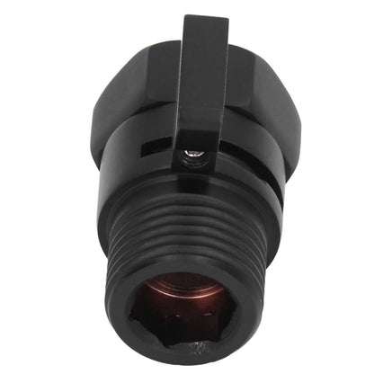 G1/2 Shut Off Valve Brass Water Control Valve Black Shower Head Sprayer Valve for Household Bathroom V1294-YM0523-3112220002411