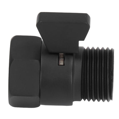G1/2 Shut Off Valve Brass Water Control Valve Black Shower Head Sprayer Valve for Household Bathroom V1294-YM0523-3112220002411