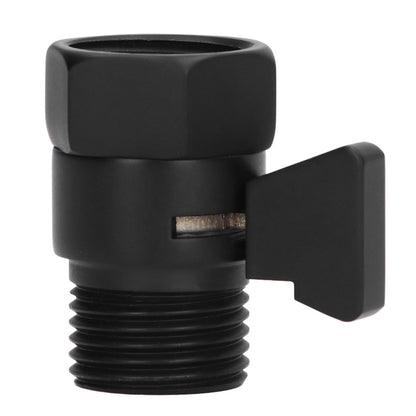 G1/2 Shut Off Valve Brass Water Control Valve Black Shower Head Sprayer Valve for Household Bathroom V1294-YM0523-3112220002411