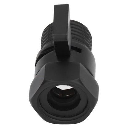 G1/2 Shut Off Valve Brass Water Control Valve Black Shower Head Sprayer Valve for Household Bathroom V1294-YM0523-3112220002411