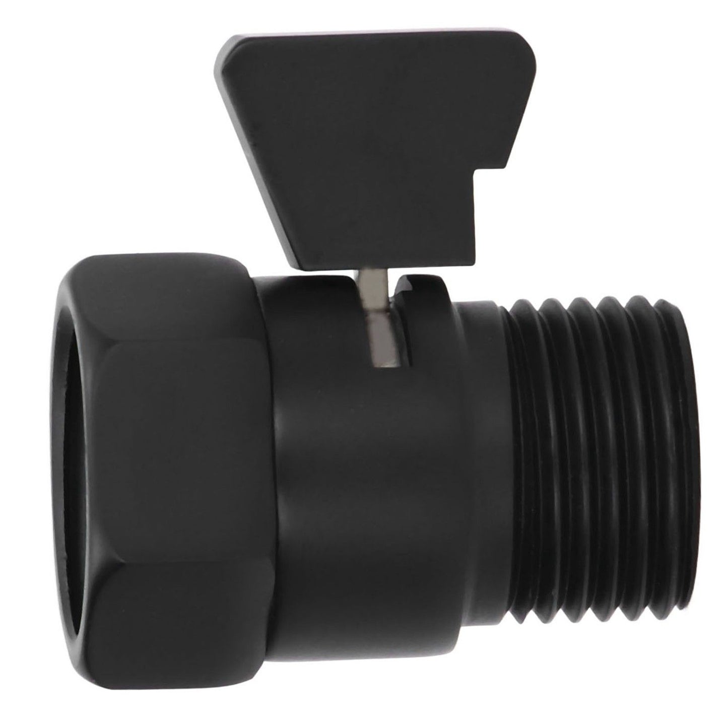 G1/2 Shut Off Valve Brass Water Control Valve Black Shower Head Sprayer Valve for Household Bathroom V1294-YM0523-3112220002411