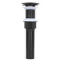 Round Popup Sink Drain Copper Stainless Steel Drain Stopper with Filter Basket Bathroom Accessory for V1294-YM0523-3112220002611