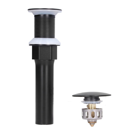 Round Popup Sink Drain Copper Stainless Steel Drain Stopper with Filter Basket Bathroom Accessory for V1294-YM0523-3112220002611