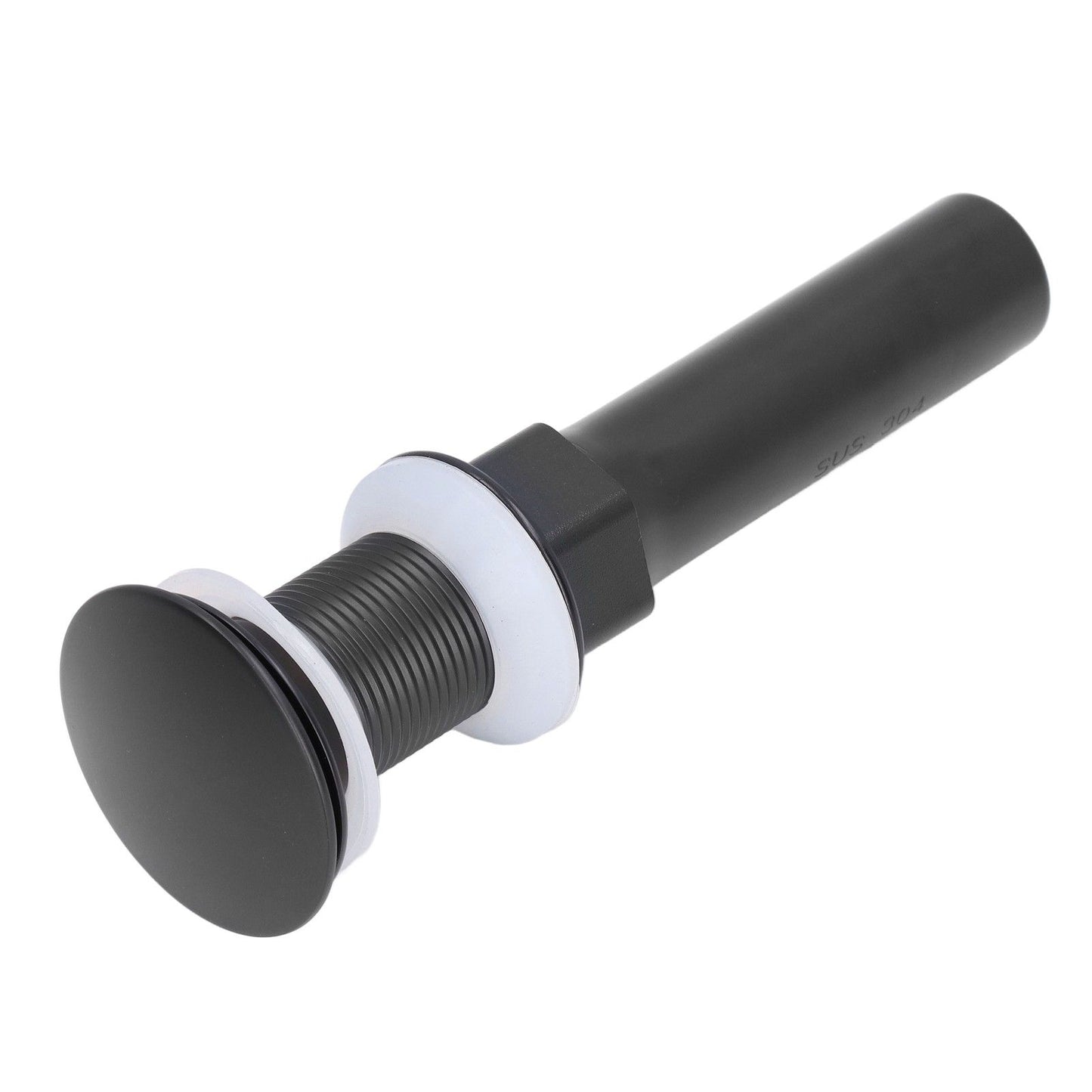 Round Popup Sink Drain Copper Stainless Steel Drain Stopper with Filter Basket Bathroom Accessory for V1294-YM0523-3112220002611