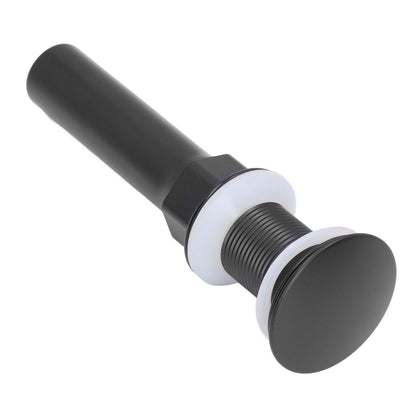 Round Popup Sink Drain Copper Stainless Steel Drain Stopper with Filter Basket Bathroom Accessory for V1294-YM0523-3112220002611