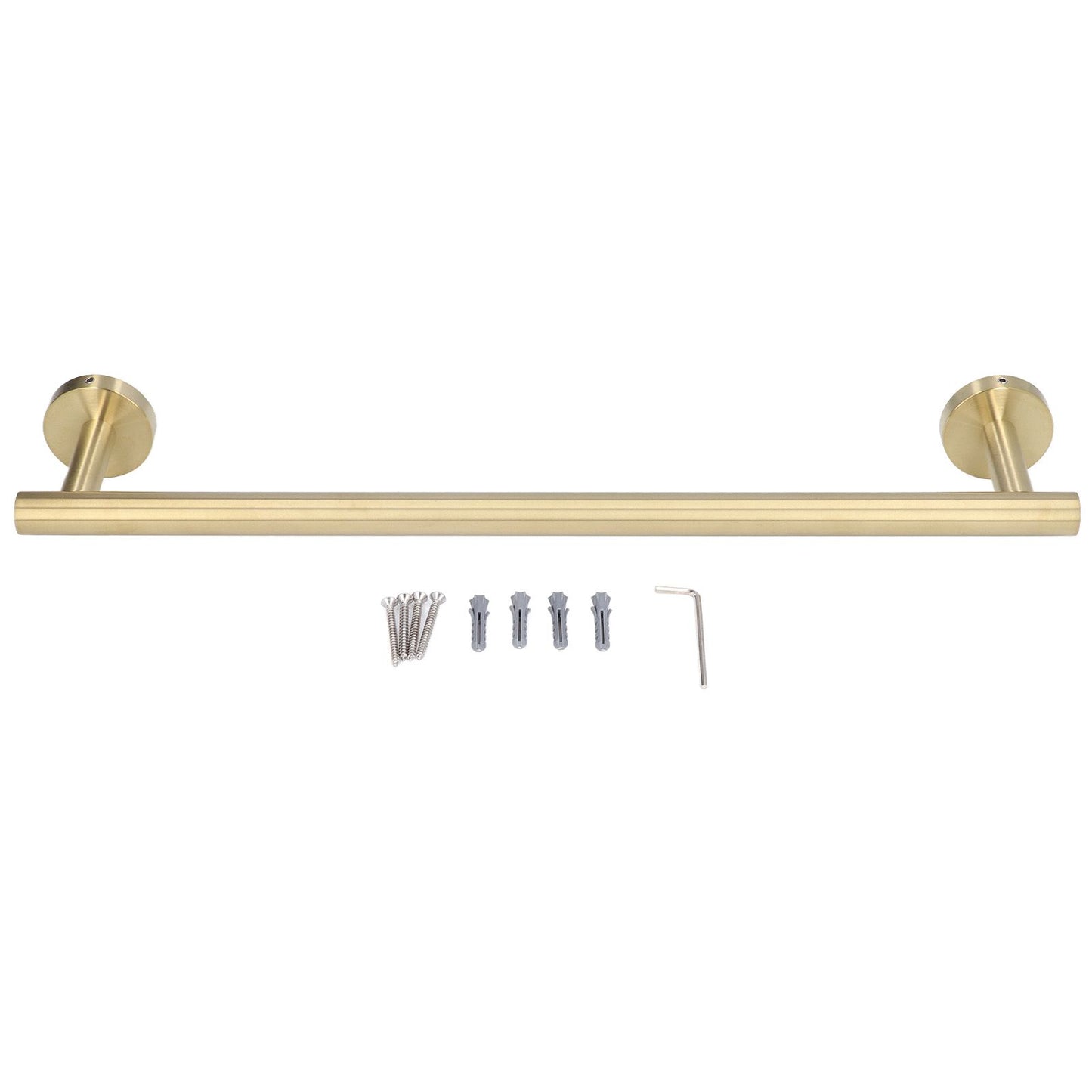 Gold Towel Bar Approx 17.7in 304 Stainless Steel 11lbs Maximum Load Rustproof Corrosion Resistant Bathroom V1294-YM0523-3112220002711