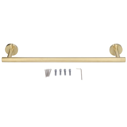 Gold Towel Bar Approx 17.7in 304 Stainless Steel 11lbs Maximum Load Rustproof Corrosion Resistant Bathroom V1294-YM0523-3112220002711
