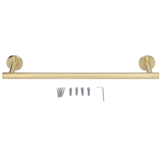 Gold Towel Bar Approx 17.7in 304 Stainless Steel 11lbs Maximum Load Rustproof Corrosion Resistant Bathroom V1294-YM0523-3112220002711