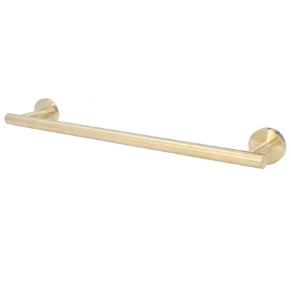 Gold Towel Bar Approx 17.7in 304 Stainless Steel 11lbs Maximum Load Rustproof Corrosion Resistant Bathroom V1294-YM0523-3112220002711