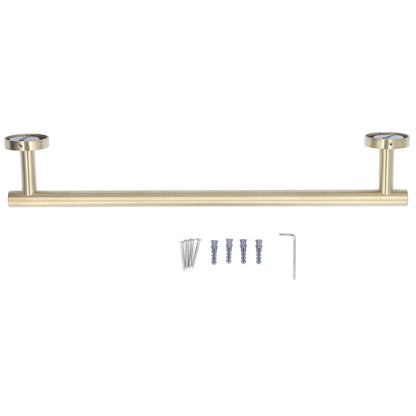 Gold Towel Bar Approx 17.7in 304 Stainless Steel 11lbs Maximum Load Rustproof Corrosion Resistant Bathroom V1294-YM0523-3112220002711