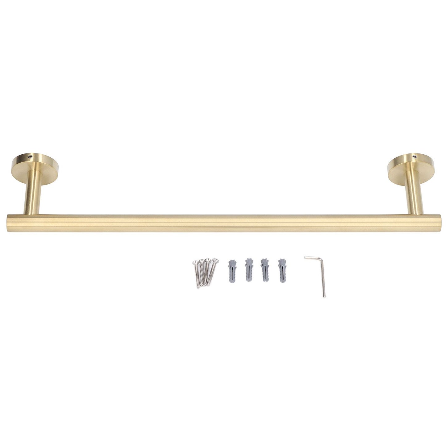 Gold Towel Bar Approx 17.7in 304 Stainless Steel 11lbs Maximum Load Rustproof Corrosion Resistant Bathroom V1294-YM0523-3112220002711