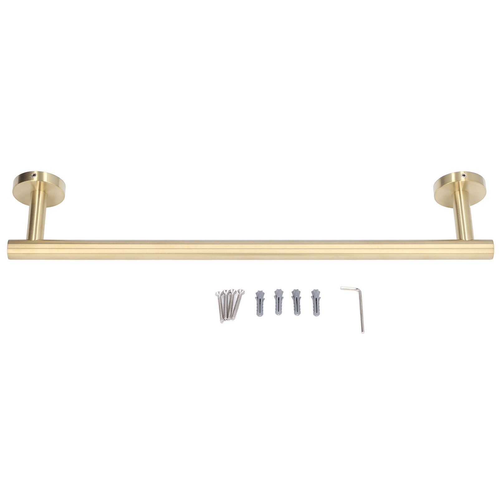Gold Towel Bar Approx 17.7in 304 Stainless Steel 11lbs Maximum Load Rustproof Corrosion Resistant Bathroom V1294-YM0523-3112220002711