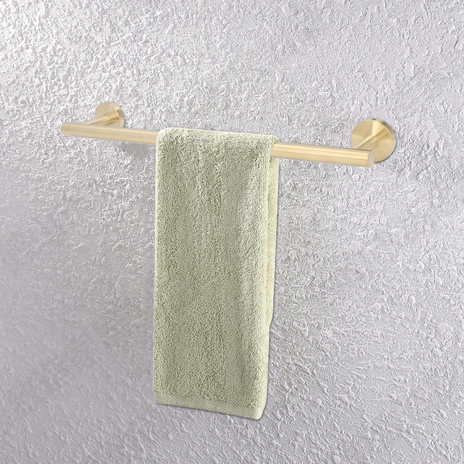 Gold Towel Bar Approx 17.7in 304 Stainless Steel 11lbs Maximum Load Rustproof Corrosion Resistant Bathroom V1294-YM0523-3112220002711