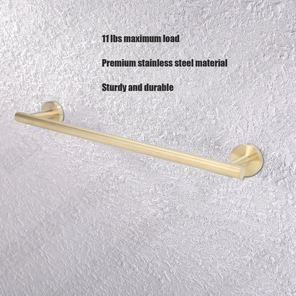 Gold Towel Bar Approx 17.7in 304 Stainless Steel 11lbs Maximum Load Rustproof Corrosion Resistant Bathroom V1294-YM0523-3112220002711