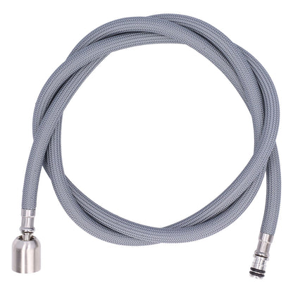 G1/2 1.5m Pull Out Faucet Hose Nylon Braid PVC Flexible Faucet Hose Replacement for Kitchen Bathroom V1294-YM0523-3112220003211