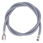 G1/2 1.5m Pull Out Faucet Hose Nylon Braid PVC Flexible Faucet Hose Replacement for Kitchen Bathroom V1294-YM0523-3112220003211