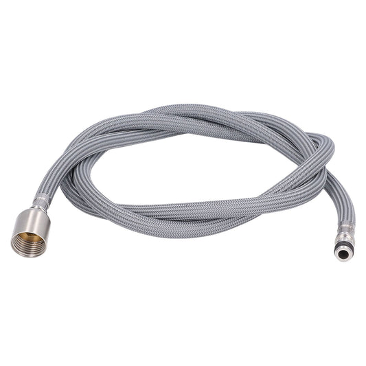 G1/2 1.5m Pull Out Faucet Hose Nylon Braid PVC Flexible Faucet Hose Replacement for Kitchen Bathroom V1294-YM0523-3112220003211