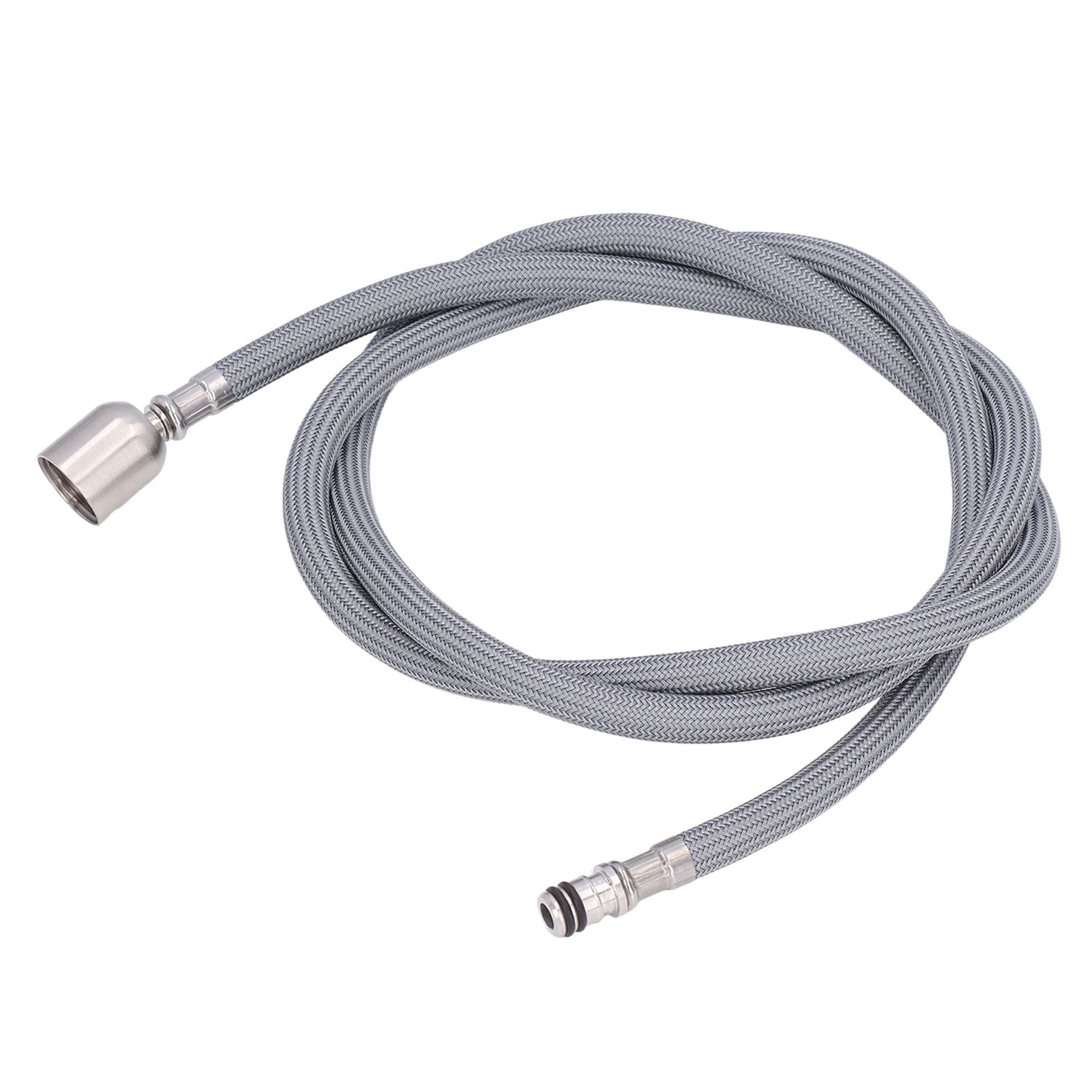 G1/2 1.5m Pull Out Faucet Hose Nylon Braid PVC Flexible Faucet Hose Replacement for Kitchen Bathroom V1294-YM0523-3112220003211