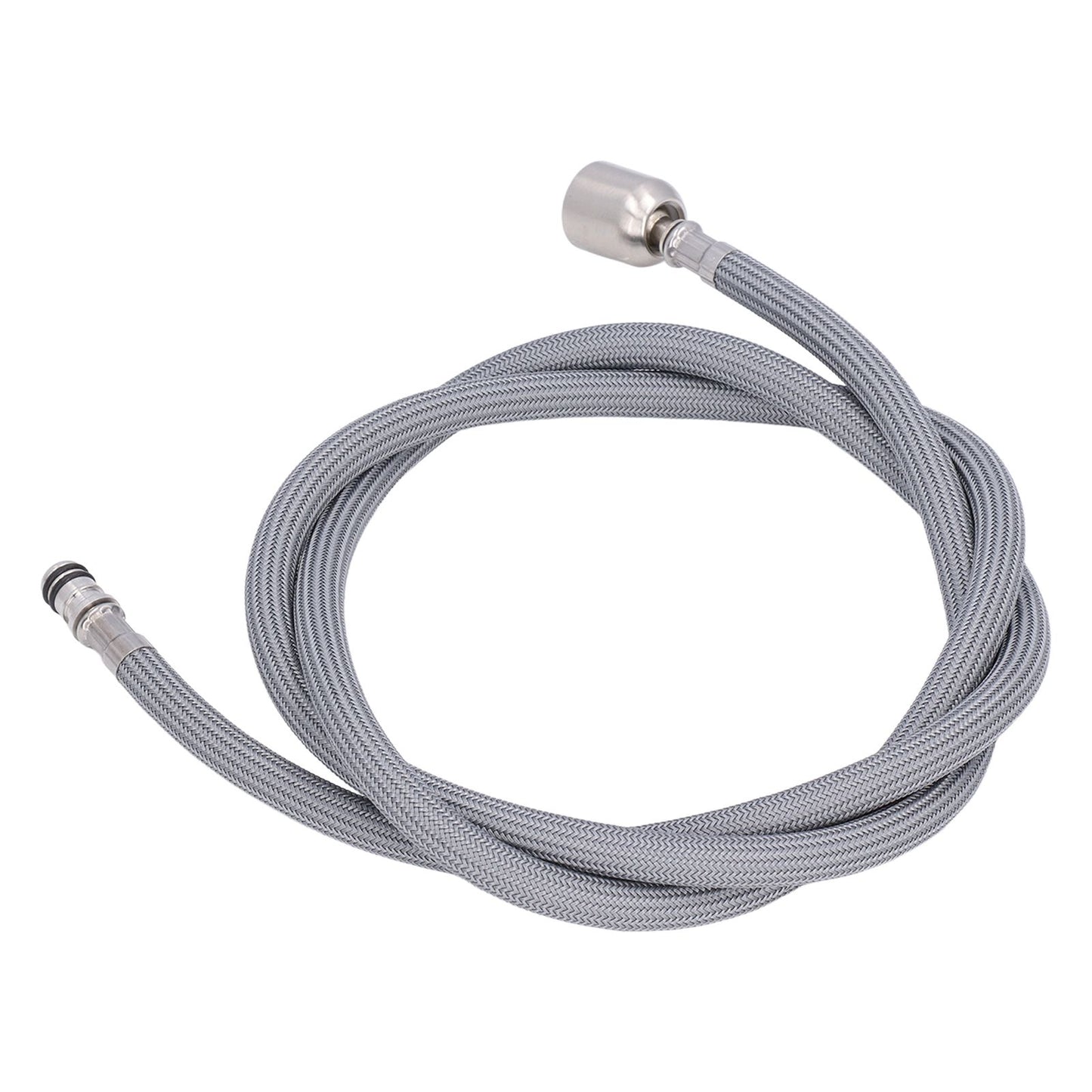 G1/2 1.5m Pull Out Faucet Hose Nylon Braid PVC Flexible Faucet Hose Replacement for Kitchen Bathroom V1294-YM0523-3112220003211