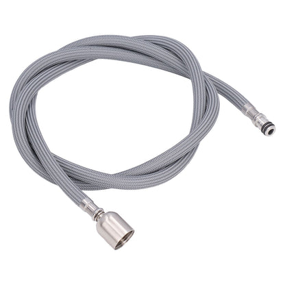 G1/2 1.5m Pull Out Faucet Hose Nylon Braid PVC Flexible Faucet Hose Replacement for Kitchen Bathroom V1294-YM0523-3112220003211