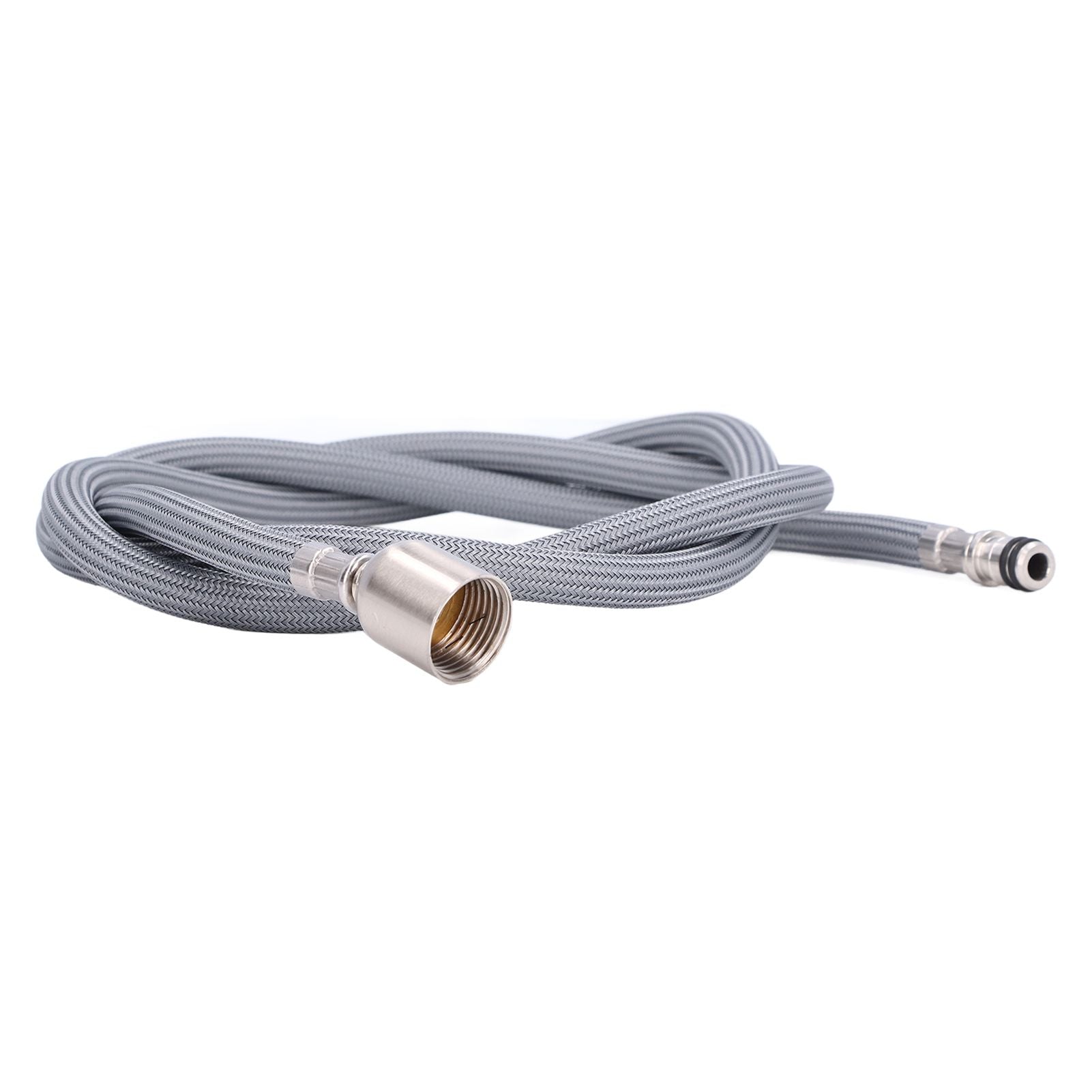G1/2 1.5m Pull Out Faucet Hose Nylon Braid PVC Flexible Faucet Hose Replacement for Kitchen Bathroom V1294-YM0523-3112220003211