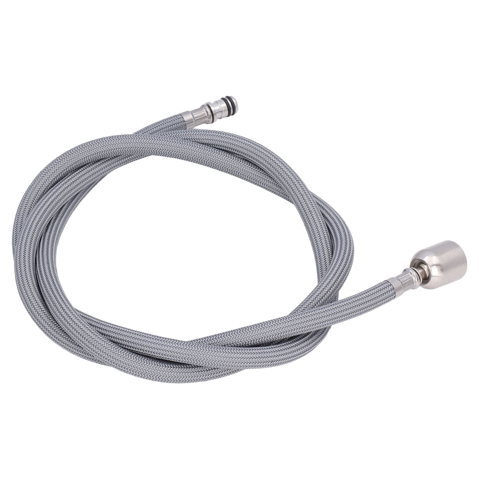 G1/2 1.5m Pull Out Faucet Hose Nylon Braid PVC Flexible Faucet Hose Replacement for Kitchen Bathroom V1294-YM0523-3112220003211