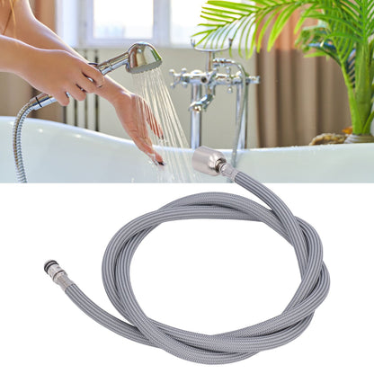 G1/2 1.5m Pull Out Faucet Hose Nylon Braid PVC Flexible Faucet Hose Replacement for Kitchen Bathroom V1294-YM0523-3112220003211