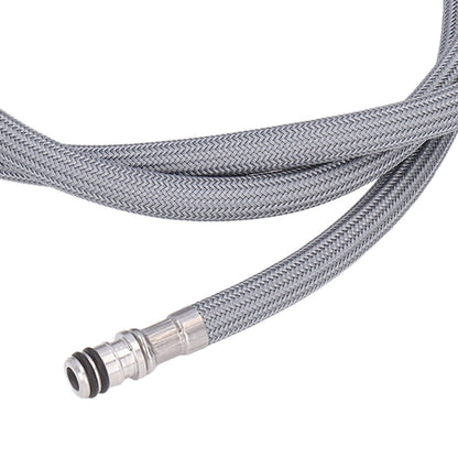 G1/2 1.5m Pull Out Faucet Hose Nylon Braid PVC Flexible Faucet Hose Replacement for Kitchen Bathroom V1294-YM0523-3112220003211