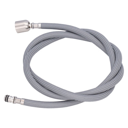 G1/2 1.5m Pull Out Faucet Hose Nylon Braid PVC Flexible Faucet Hose Replacement for Kitchen Bathroom V1294-YM0523-3112220003211
