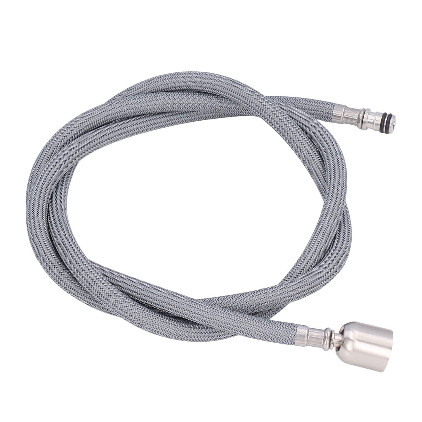 G1/2 1.5m Pull Out Faucet Hose Nylon Braid PVC Flexible Faucet Hose Replacement for Kitchen Bathroom V1294-YM0523-3112220003211