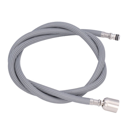 G1/2 1.5m Pull Out Faucet Hose Nylon Braid PVC Flexible Faucet Hose Replacement for Kitchen Bathroom V1294-YM0523-3112220003211
