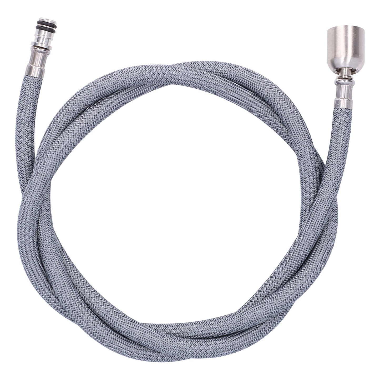 G1/2 1.5m Pull Out Faucet Hose Nylon Braid PVC Flexible Faucet Hose Replacement for Kitchen Bathroom V1294-YM0523-3112220003211