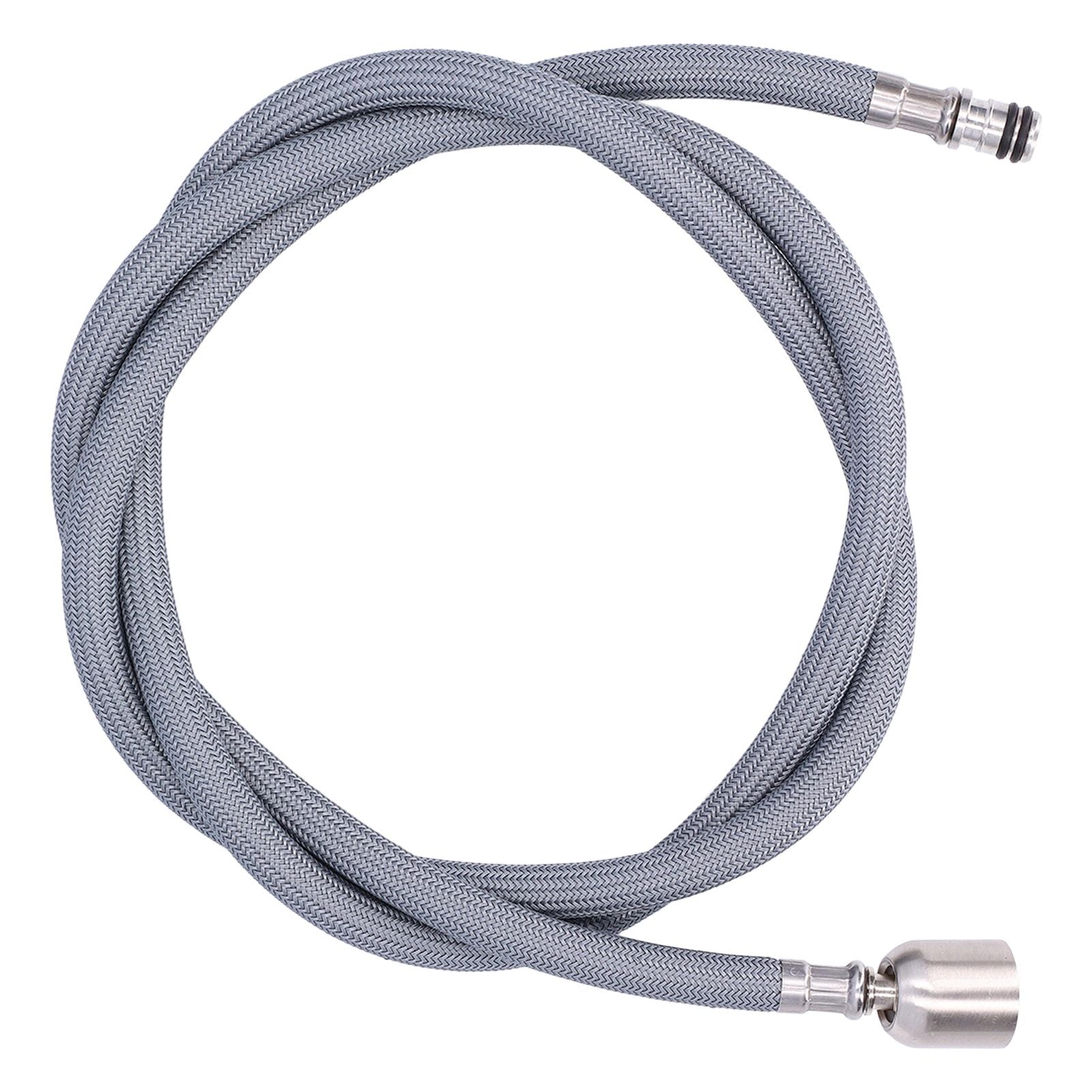 G1/2 1.5m Pull Out Faucet Hose Nylon Braid PVC Flexible Faucet Hose Replacement for Kitchen Bathroom V1294-YM0523-3112220003211