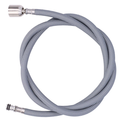 G1/2 1.5m Pull Out Faucet Hose Nylon Braid PVC Flexible Faucet Hose Replacement for Kitchen Bathroom V1294-YM0523-3112220003211
