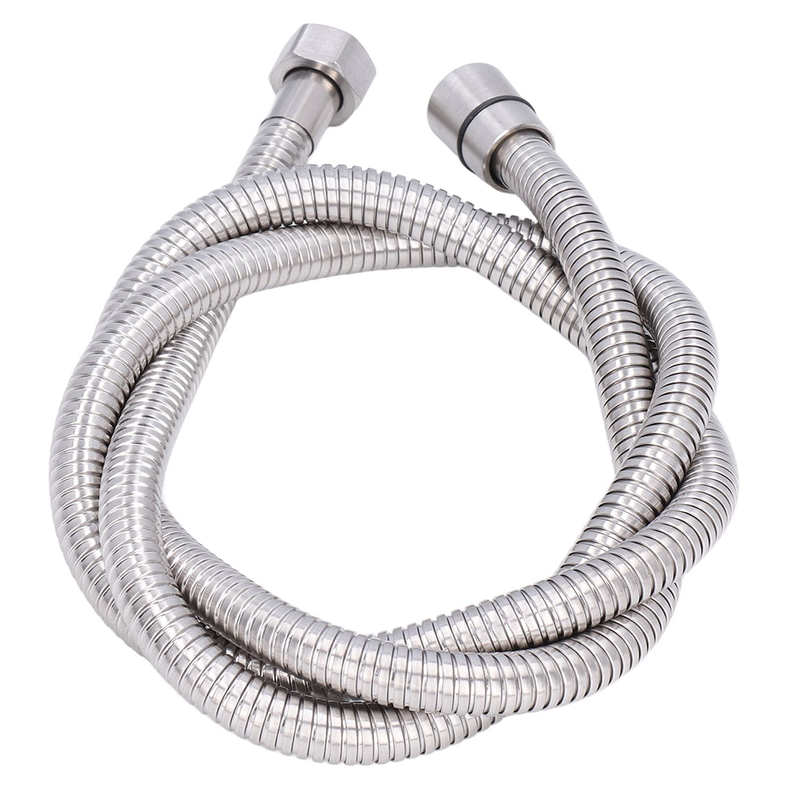Stainless Steel Shower Hose Explosion Proof G1/2 Shower Head Hose for Bathroom Silver 1.5m/4.9ft V1294-YM0523-3112220003311