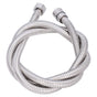 Stainless Steel Shower Hose Explosion Proof G1/2 Shower Head Hose for Bathroom Silver 1.5m/4.9ft V1294-YM0523-3112220003311
