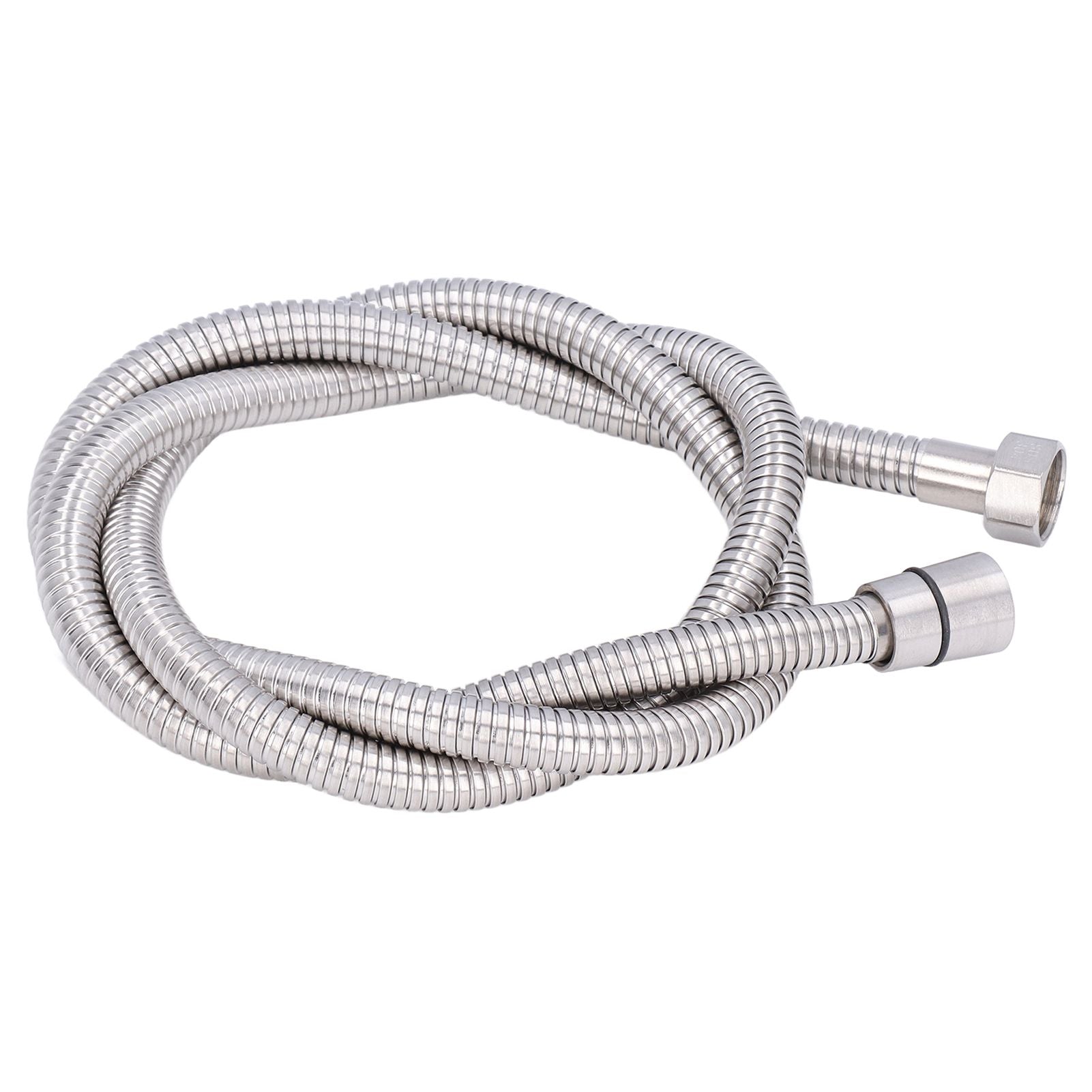 Stainless Steel Shower Hose Explosion Proof G1/2 Shower Head Hose for Bathroom Silver 1.5m/4.9ft V1294-YM0523-3112220003311